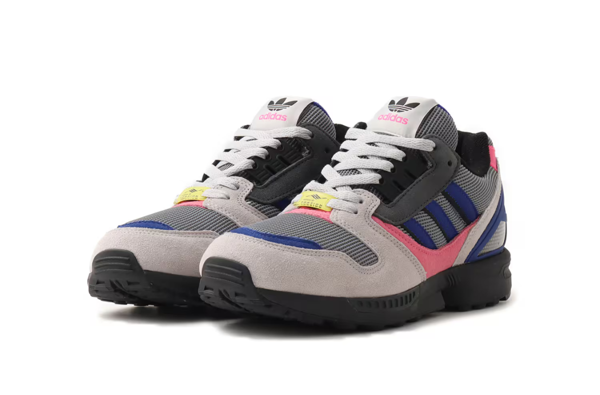 アディダス ZX 8000 グレースリー/セミルシッドブルー/ルシッドピンク 正面画像