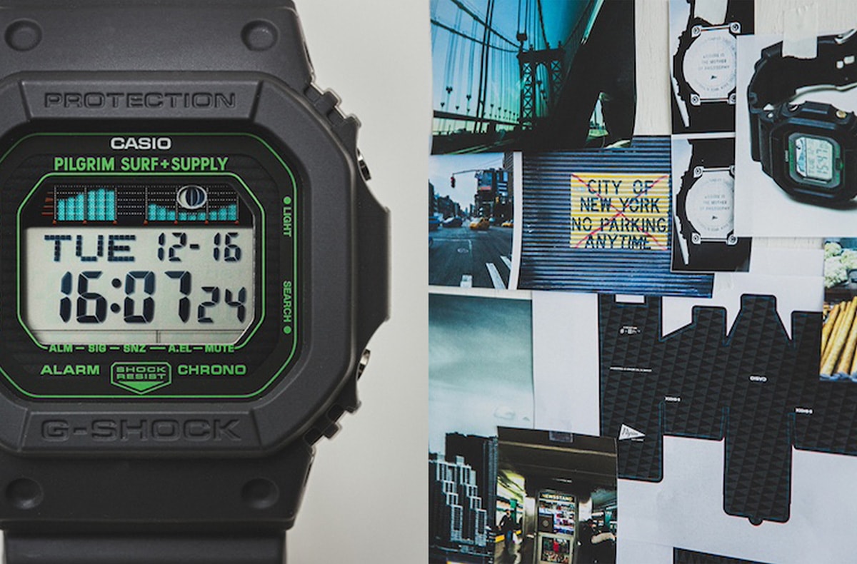 G-SHOCK × Pilgrim Surf+Supplyのコラボウォッチが登場!冬のNYをまとった10周年記念モデルが1/22より発売開始