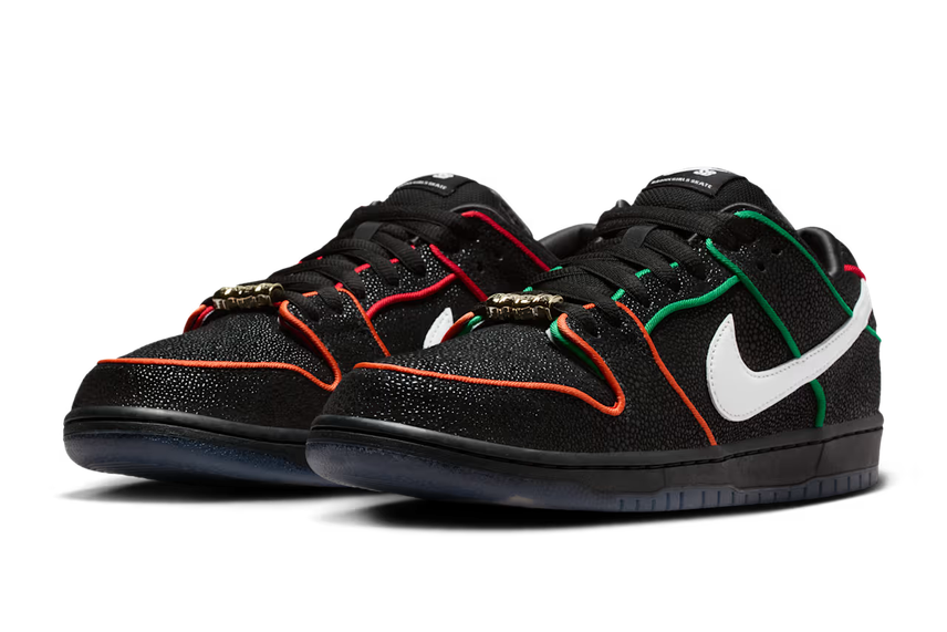 1/23・1/25発売|Bronx Girls Skate × Nike SB Dunk Low QS "Black and Challenge Red"|抽選/販売/定価情報