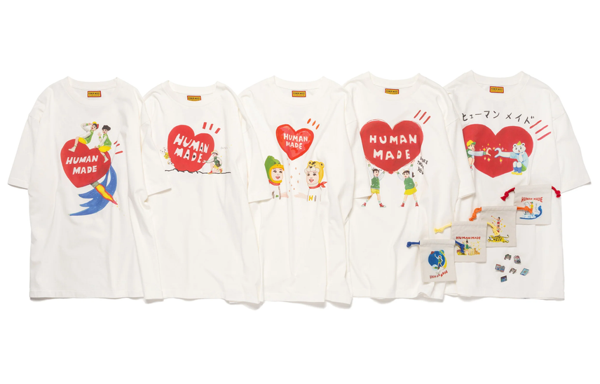 HUMAN MADE × 五月女ケイ子の"LOVE"をテーマにした個展が開催!ハートモチーフのTシャツやトレイも登場