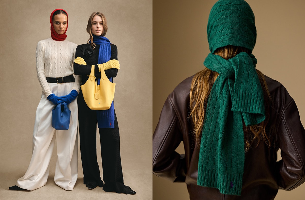 バラクラバ風の巻き方