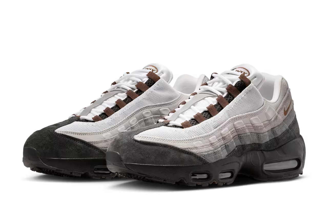 ナイキ SB エアマックス95 ブラック/カカオワオ 正面画像