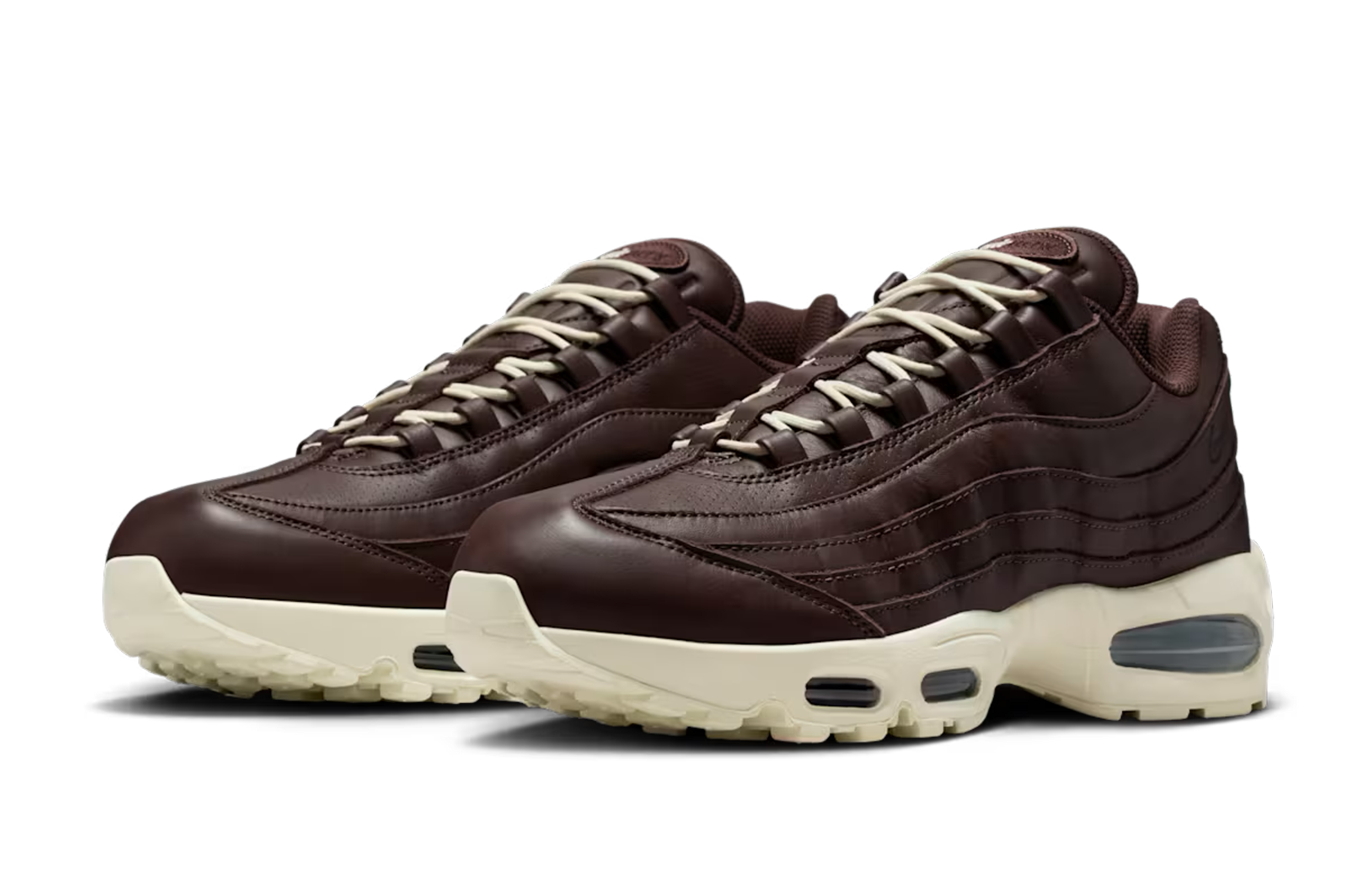 2/2発売|Nike Air Max 95 Leather Big Bubble "Baroque Brown/Black"|抽選/販売/定価情報