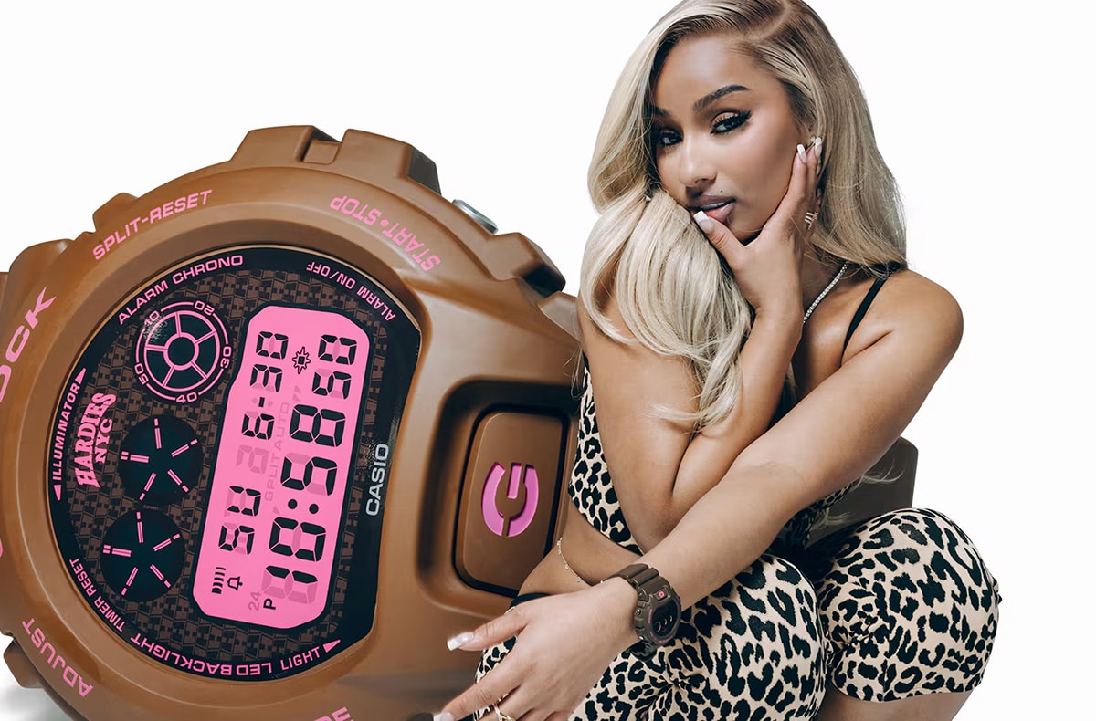タイショーンが手掛けるHARDIES NYCとG-SHOCKのコラボ第2弾が2/6発売!ブラウン×パープルのユニークなDW-6900が登場