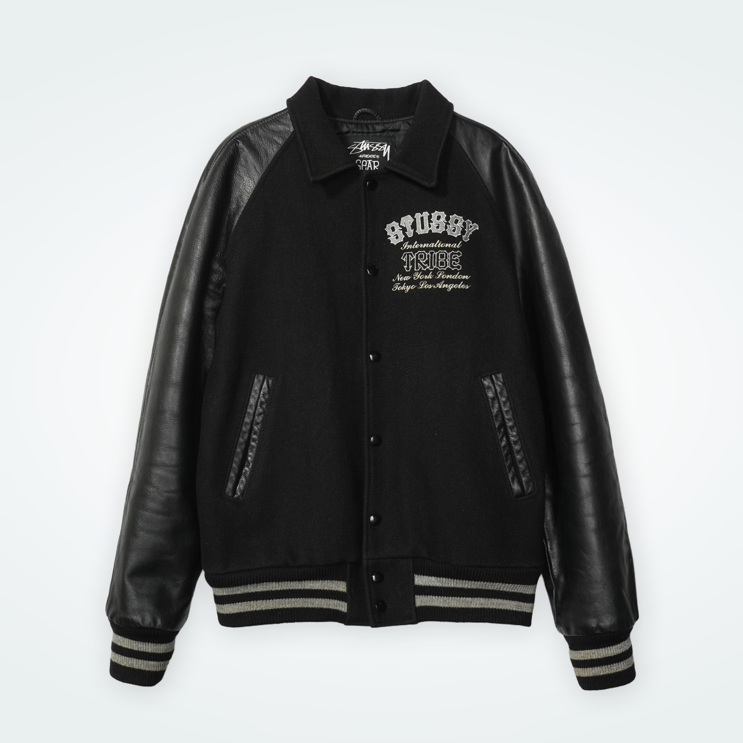 00’s old stussy Varsity Jacket