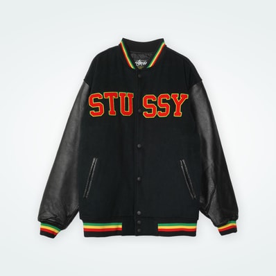 STUSSY×MASTERPIECE VARSITY JACKET