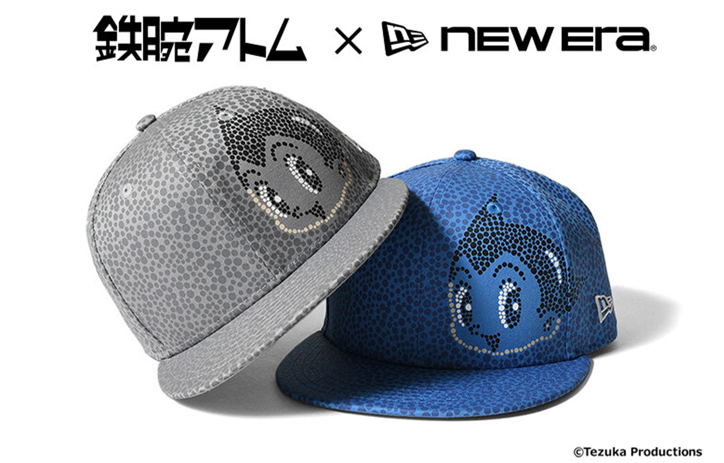 鉄腕アトムをドットで表現!New Era® × 鉄腕アトム × BANANA YAMAMOTOのアーティスティックなコラボキャップが登場