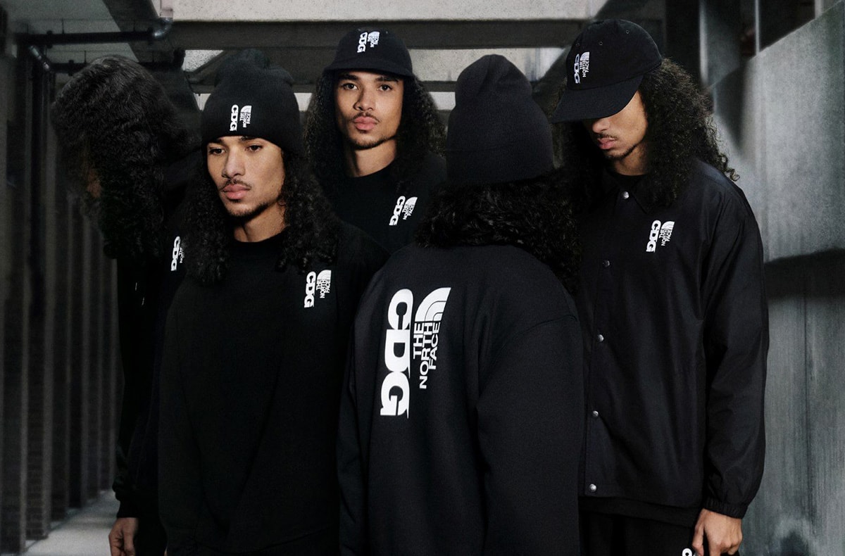 両者のロゴが際立つ、黒のカプセルコレクション!The North Face× CDG コラボ第3弾が2/6登場