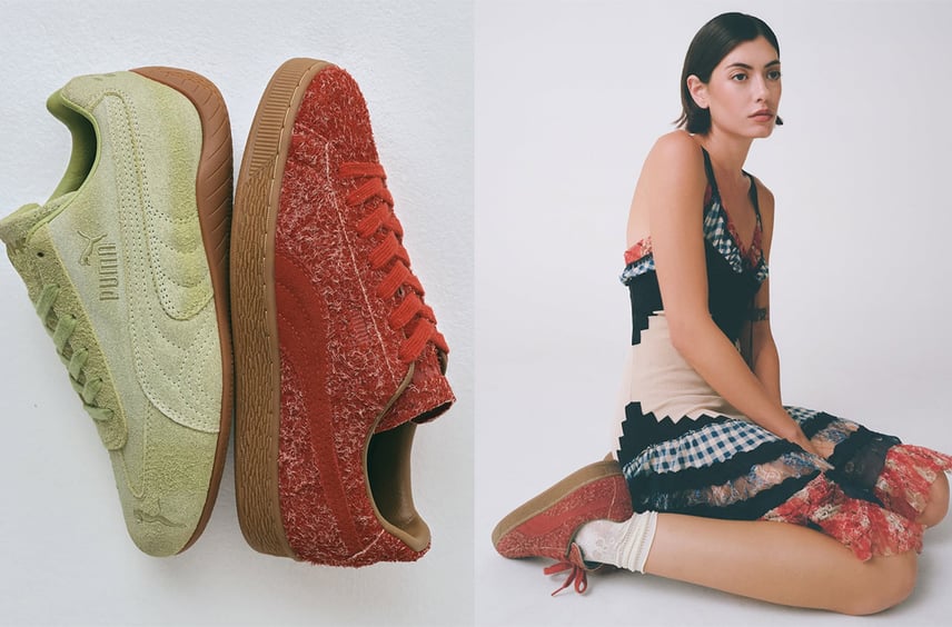 2/7発売|Danielle Cathari × Puma Speedcat Washed "Pistachio Green" / Suede "Mars Red"|抽選/販売/定価情報