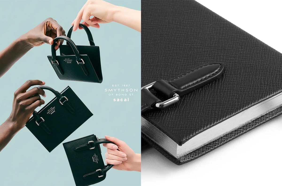 sacai × Smythsonが初コラボレーション!ハンドルをドッキングしたバッグなどが2/13より発売