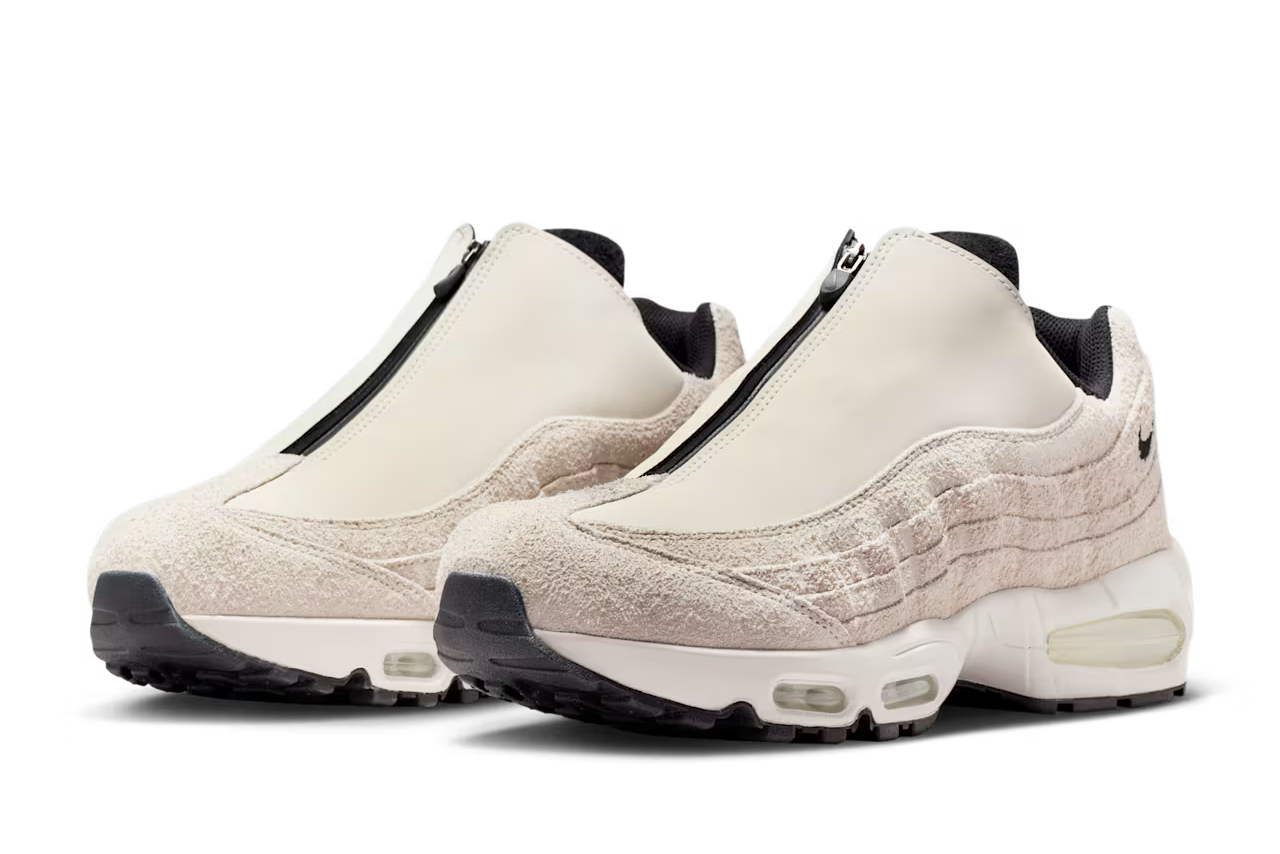 ナイキ エアマックス95 ジップ ファントム アンド ライト クリムゾン 正面