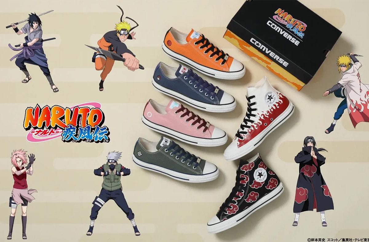 2/20発売|NARUTO-ナルト- 疾風伝 × Converse All Star OS / Hi|抽選/販売/定価情報