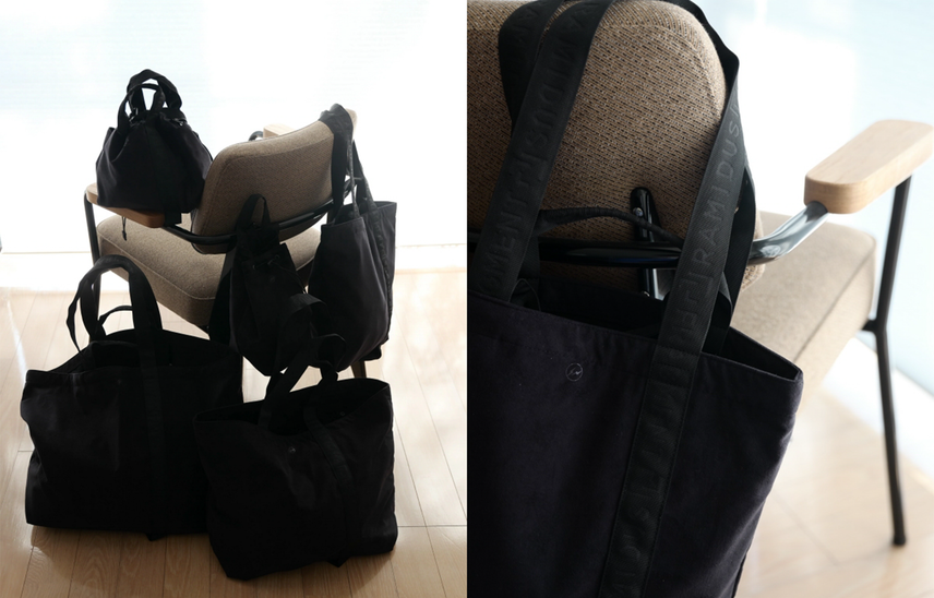Fragment design × RAMIDUS、直営店限定の最新作が2/19よりリリース。ウルトラスエードLXでアップデートした全5型のバッグを展開