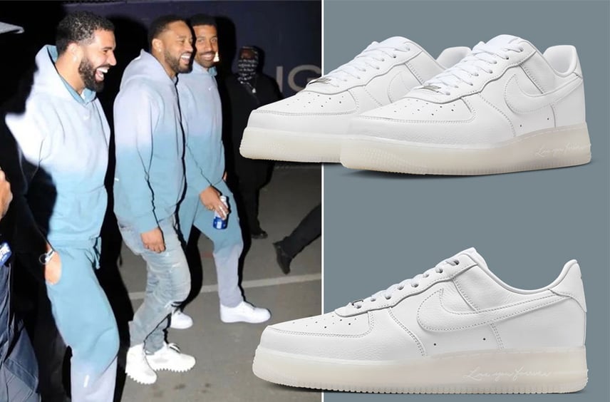 最新リーク|NOCTA × Nike Air Force 1 "Love You Forever" White/Cobalt Tint-Metallic Silver|抽選/販売/定価情報