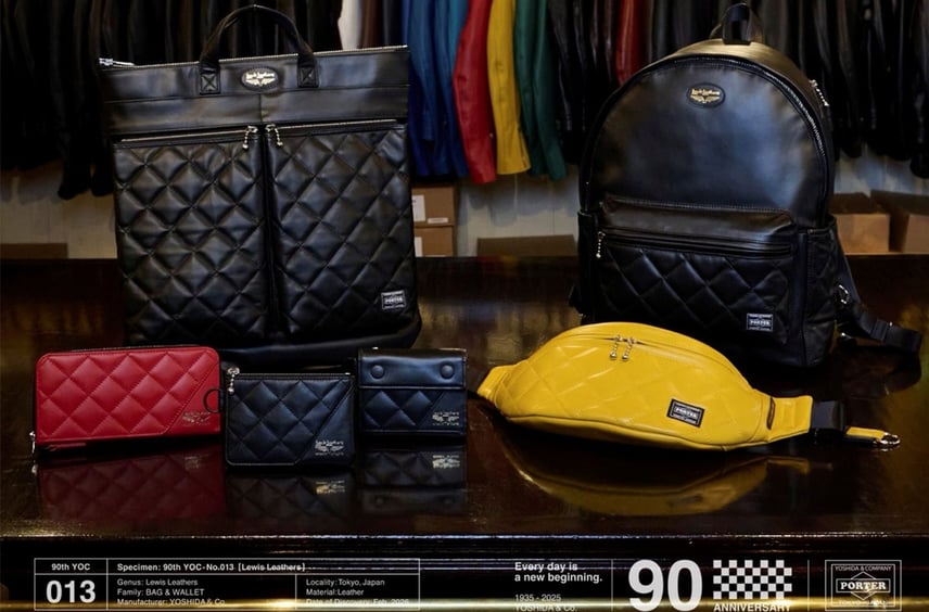 レザーが彩る吉田カバンの創業90周年!Lewis Leathers × PORTER collectionが2/21より登場