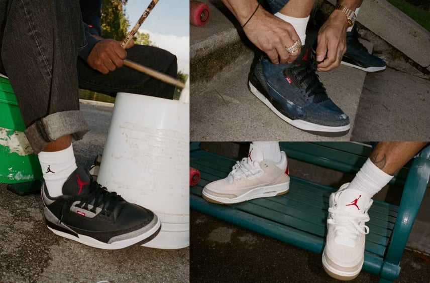 2/20・2/21発売|Levi’s® × Nike Air Jordan 3 Retro SP 4colors|抽選/販売/定価情報