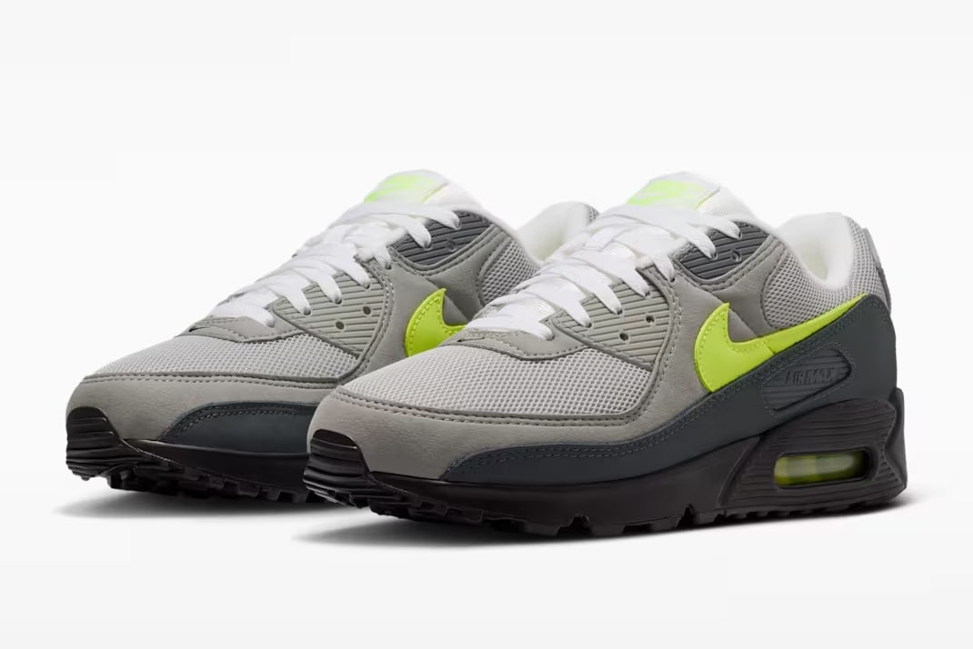 ナイキ エアマックス90 ネオン 正面画像