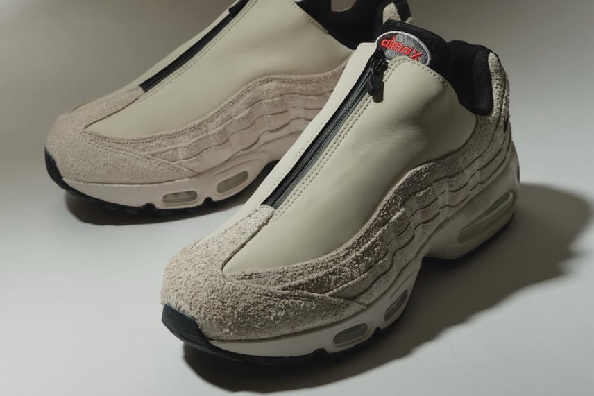 2/26発売|Nike Air Max 95 Zip "Phantom and Light Crimson"|抽選/販売/定価情報