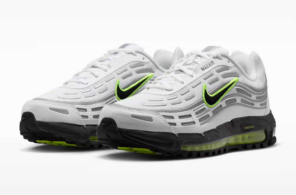 ナイキ エアマックスTL 2.5 ホワイト/ネオンイエロー 正面画像