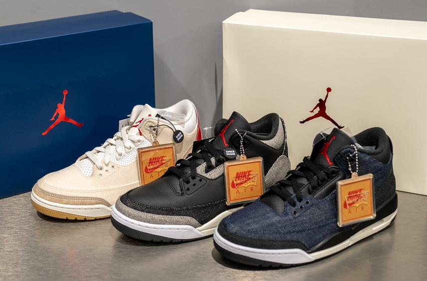 【実物フォトレポート】Levi’s® × Nike Air Jordan 3:アメカジコーデと相性抜群の3カラーをチェック!