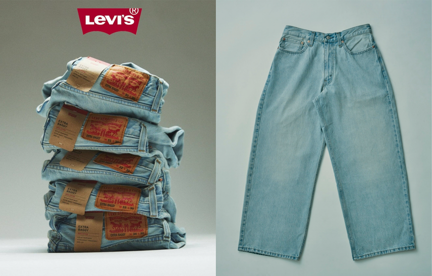 レングス30の極太リーバイス。Levi’s® EXTRA BAGGYが国内販路限定で3月下旬より発売開始
