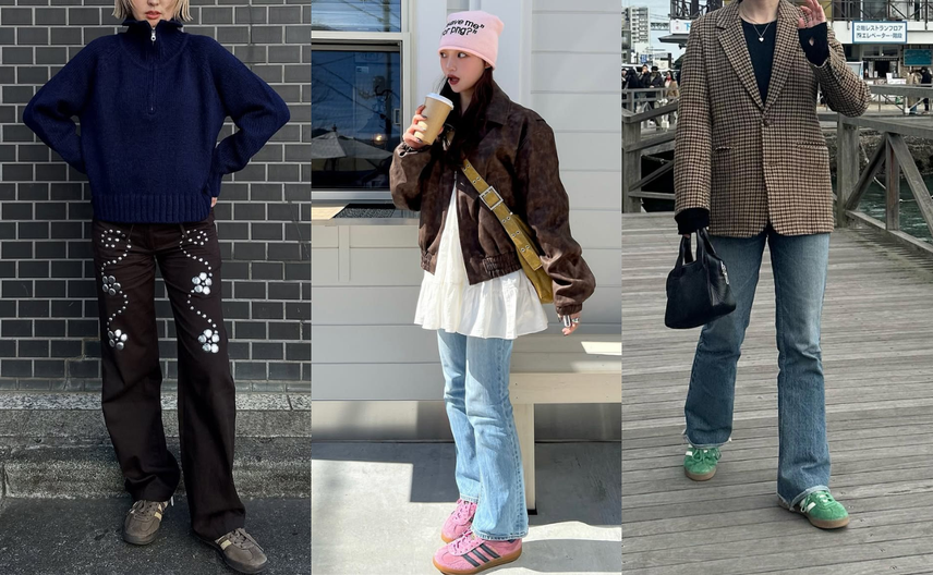 おしゃれな女性が愛用している、アディダスの「ガゼル」!おすすめウィメンズコーデ5選