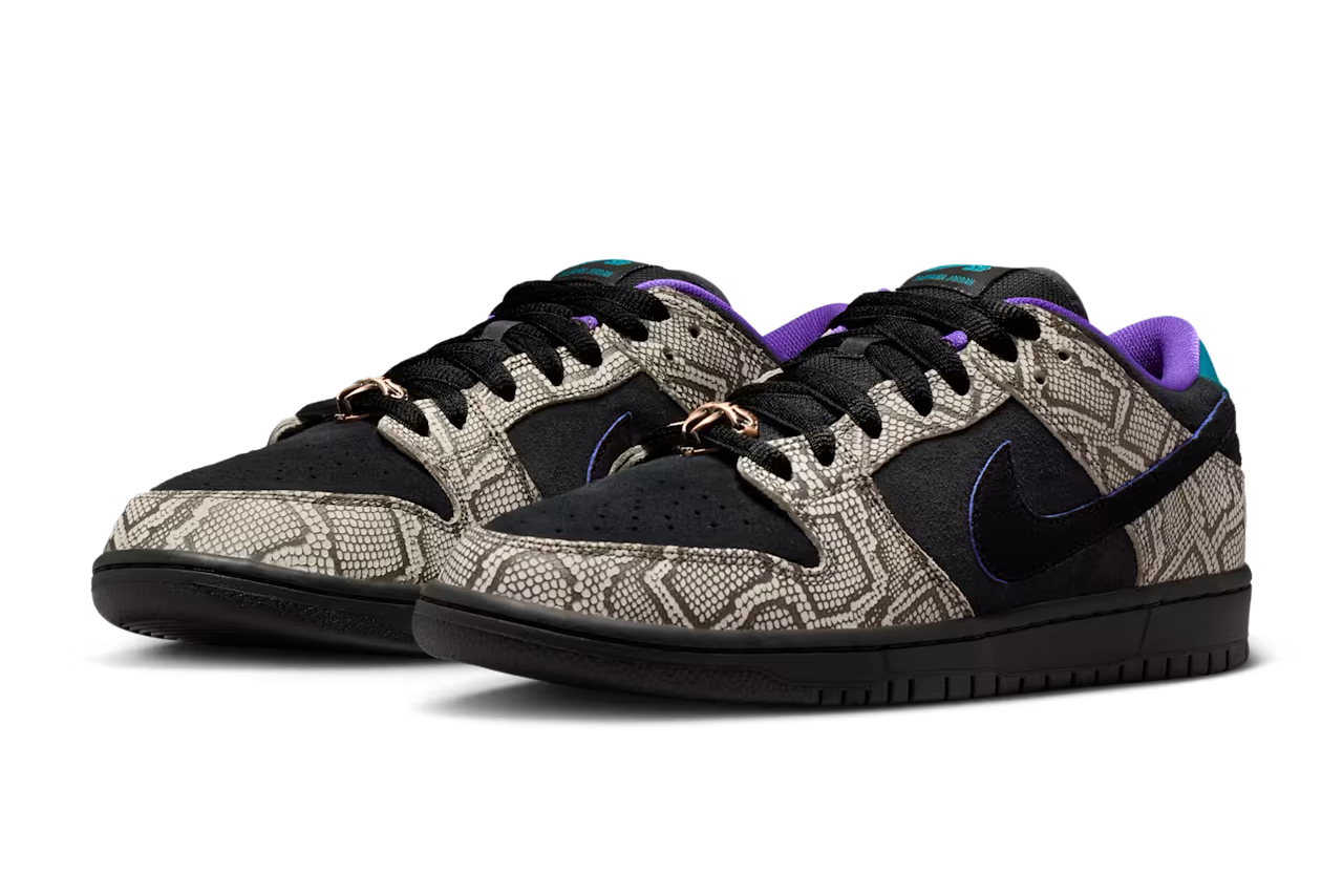 ダショーン・ジョーダン × ナイキ SB ダンク ロー ストリング 正面画像