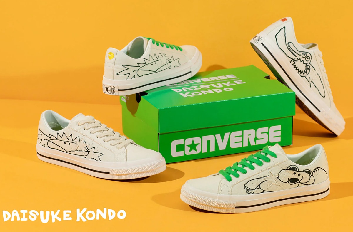 3/17発売|CONVERSE × DAISUKE KONDO ONE STAR CANVAS "WHITE"|抽選/販売/定価情報