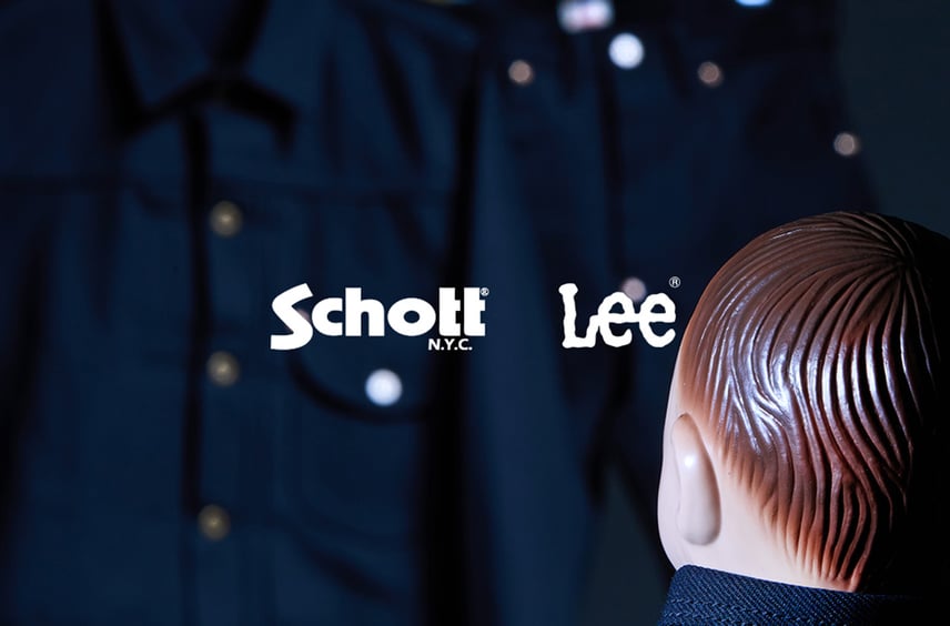 Schott × Lee コラボが再び!歴史的名作「COWBOY」を黒で再構築したデニムセットアップが3/13より発売
