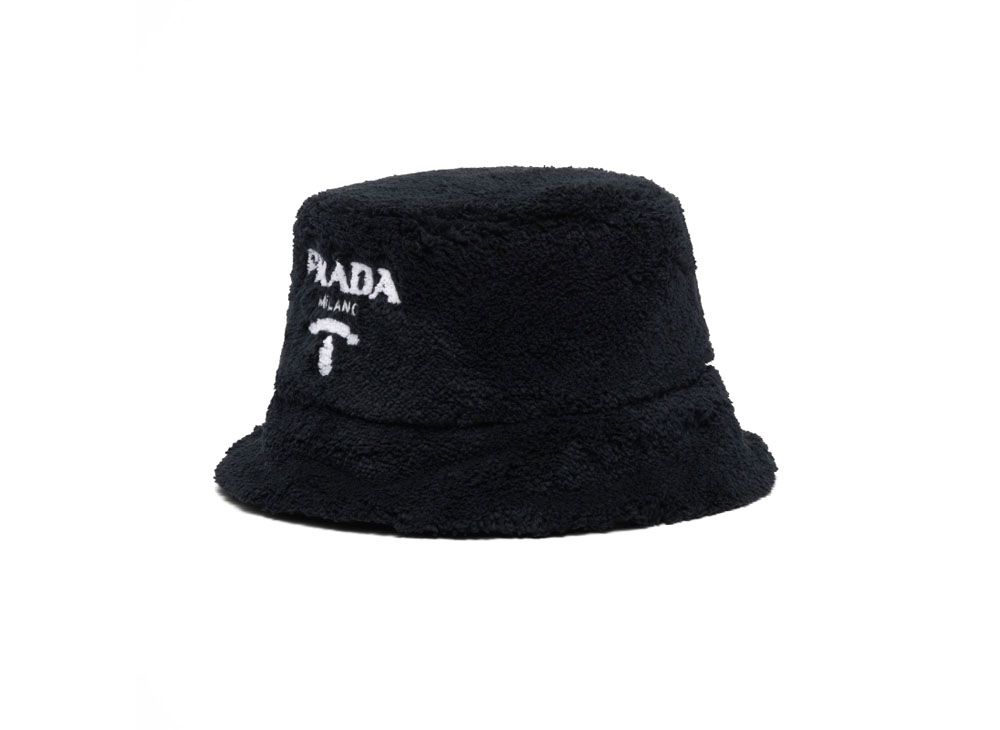 PRADA Raffia Bucket Hat