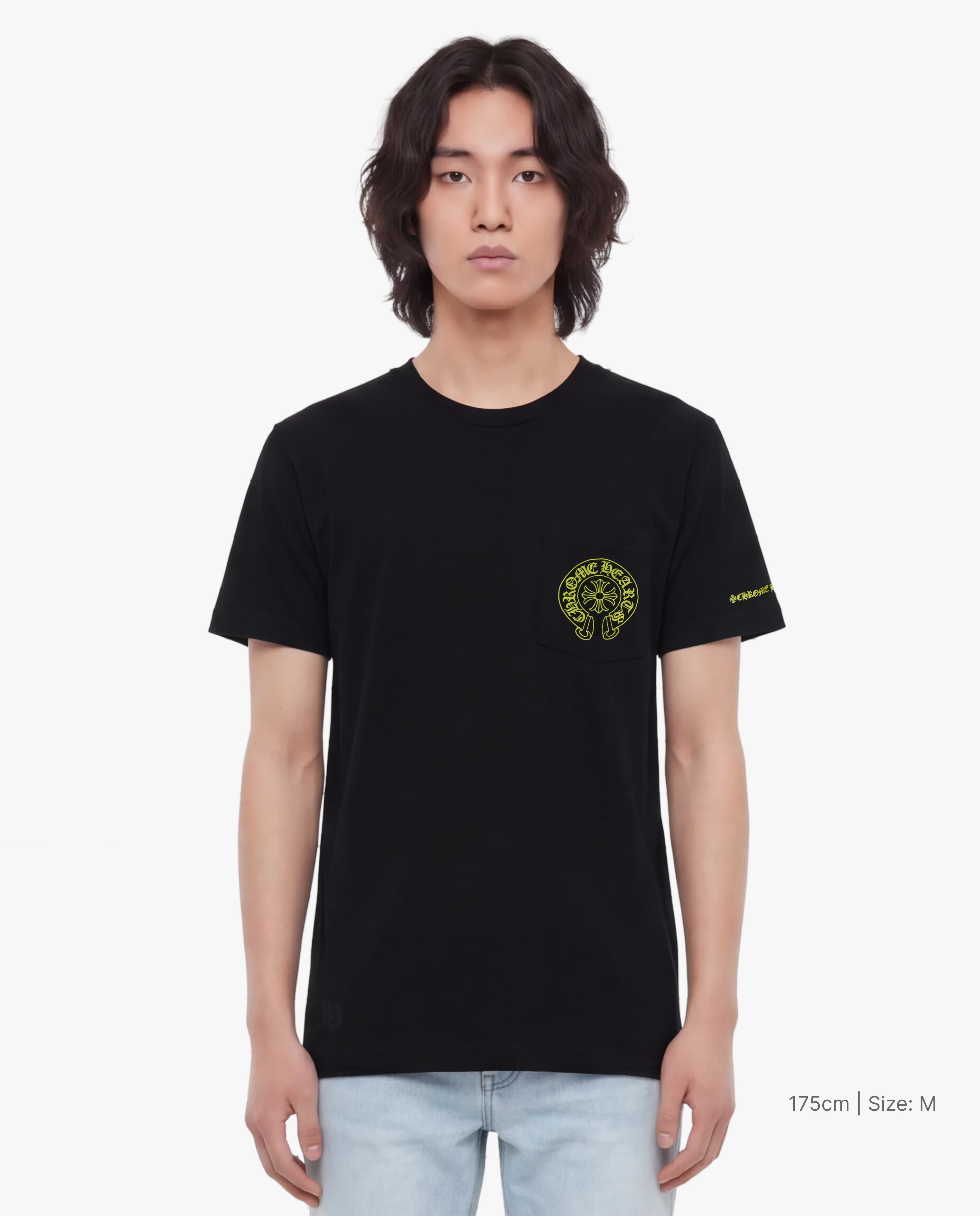 クロムハーツ ネオンイエロー ホースシュー ショートスリーブ Tシャツ