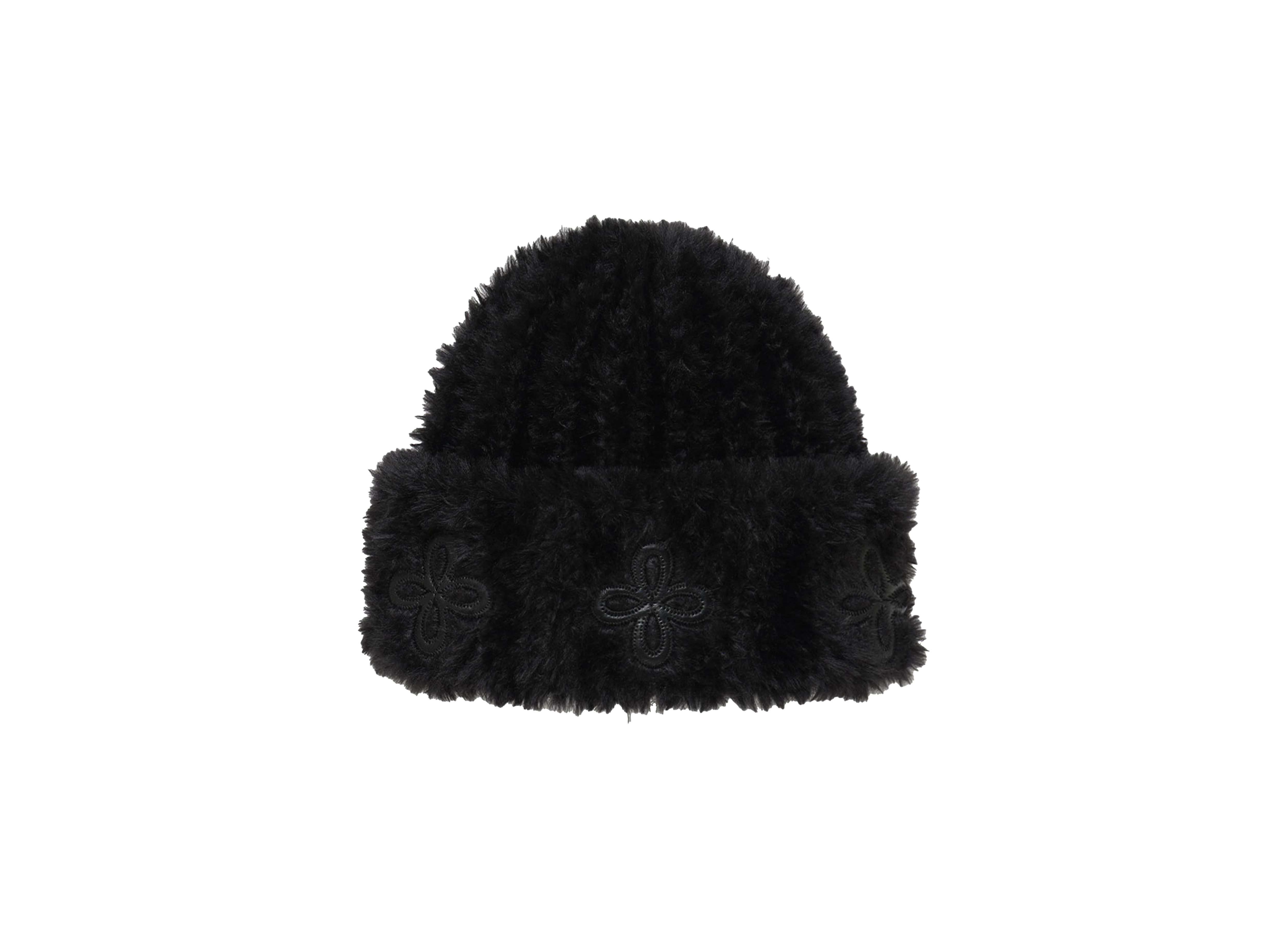SURGERY LEATHER PATCH FUR BEANIE