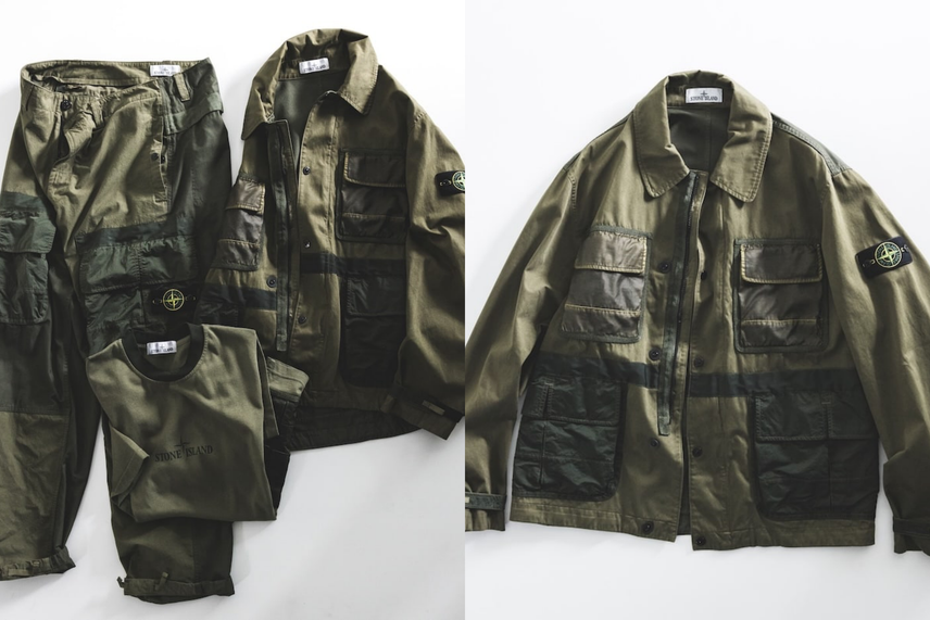 STONE ISLAND × BEAMSの初コラボコレクションが9/5より発売!クレイジーパターンとガーメントダイを組み合わせたアパレル3型がラインナップ