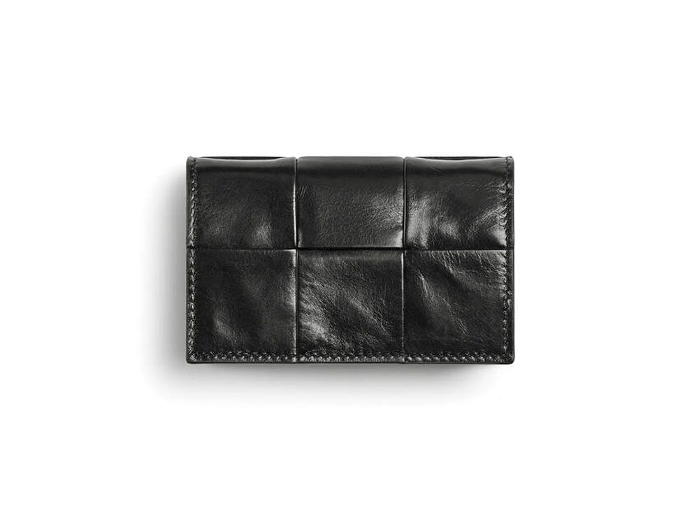 美品 ボッテガヴェネタ カセット マキシイントレ カードケース 名刺入れ BOTTEGA VENETA 新古品 ボッテガ ヴェネタ マキシ イントレチャート