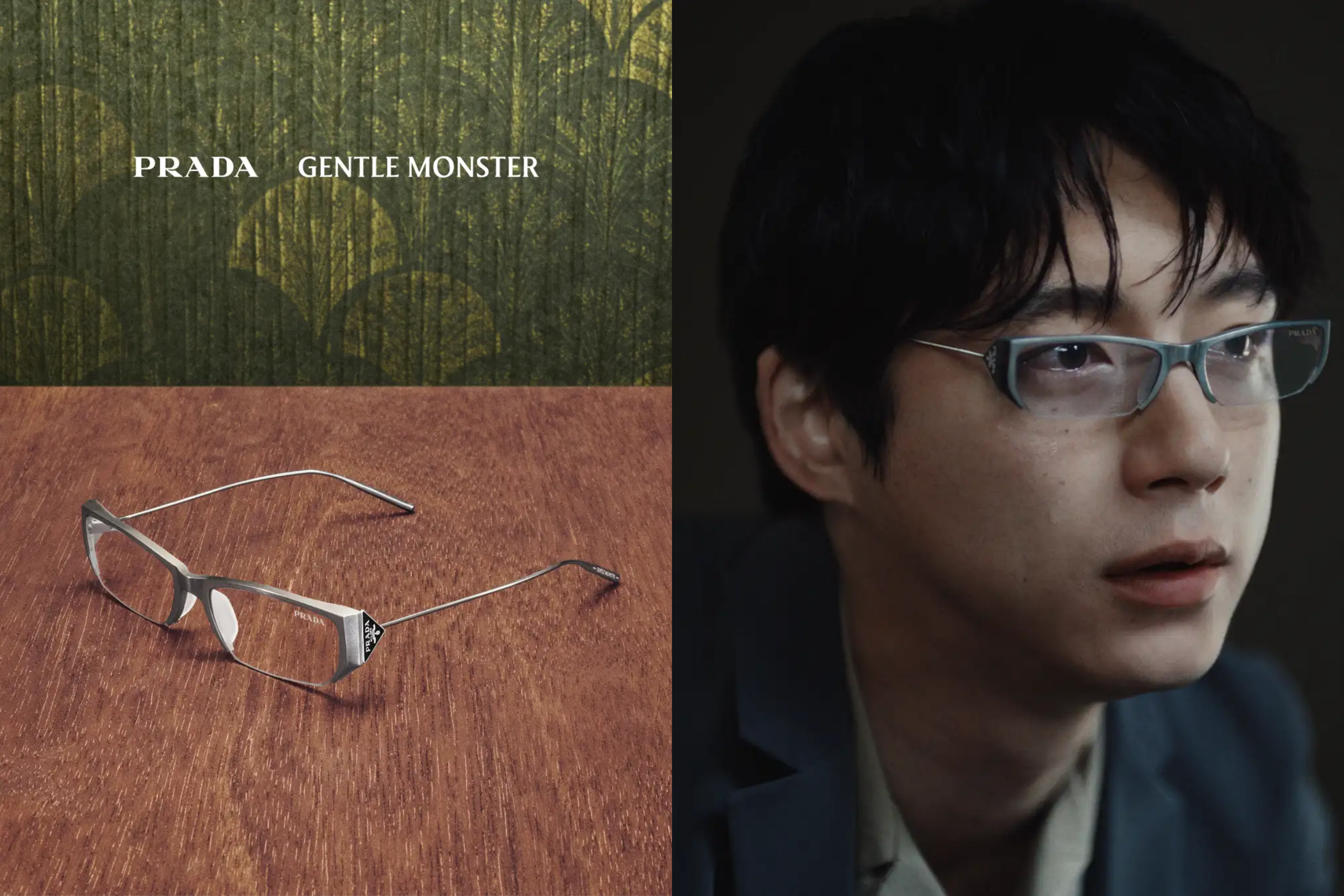 PRADA × GENTLE MONSTERのアイウェアコレクションが7/3より発売!トライアングルロゴを用いたフレームに注目