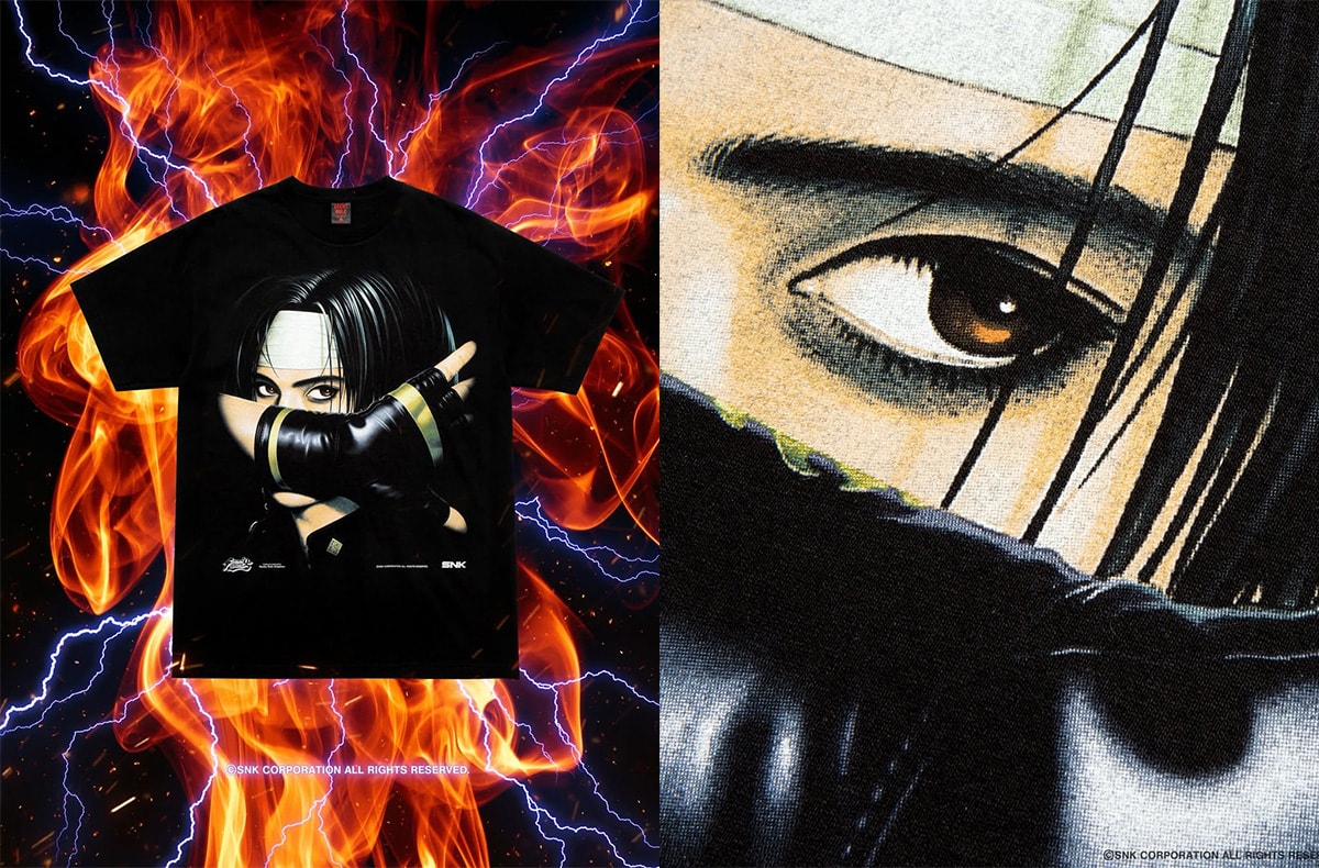 GEEKS RULEがTHE KING OF FIGHTERS '95とのコラボTシャツを発表！伝説的絵師・森気楼が描く「草薙 京」を13版のシルクスクリーンで再現