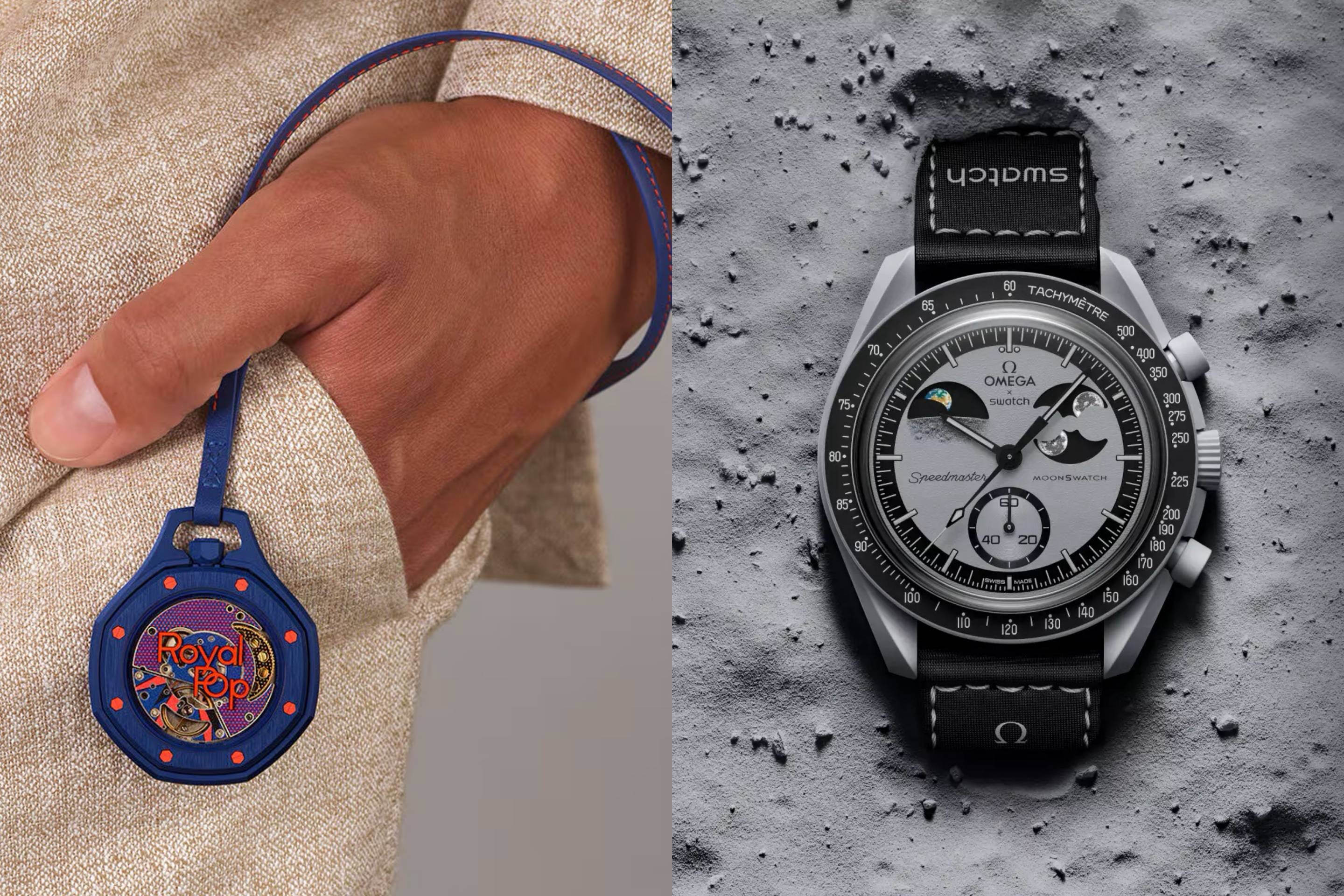 オーデマ ピゲ、オメガ、ブランパン…「Swatch」の人気コラボウォッチを振り返ろう!