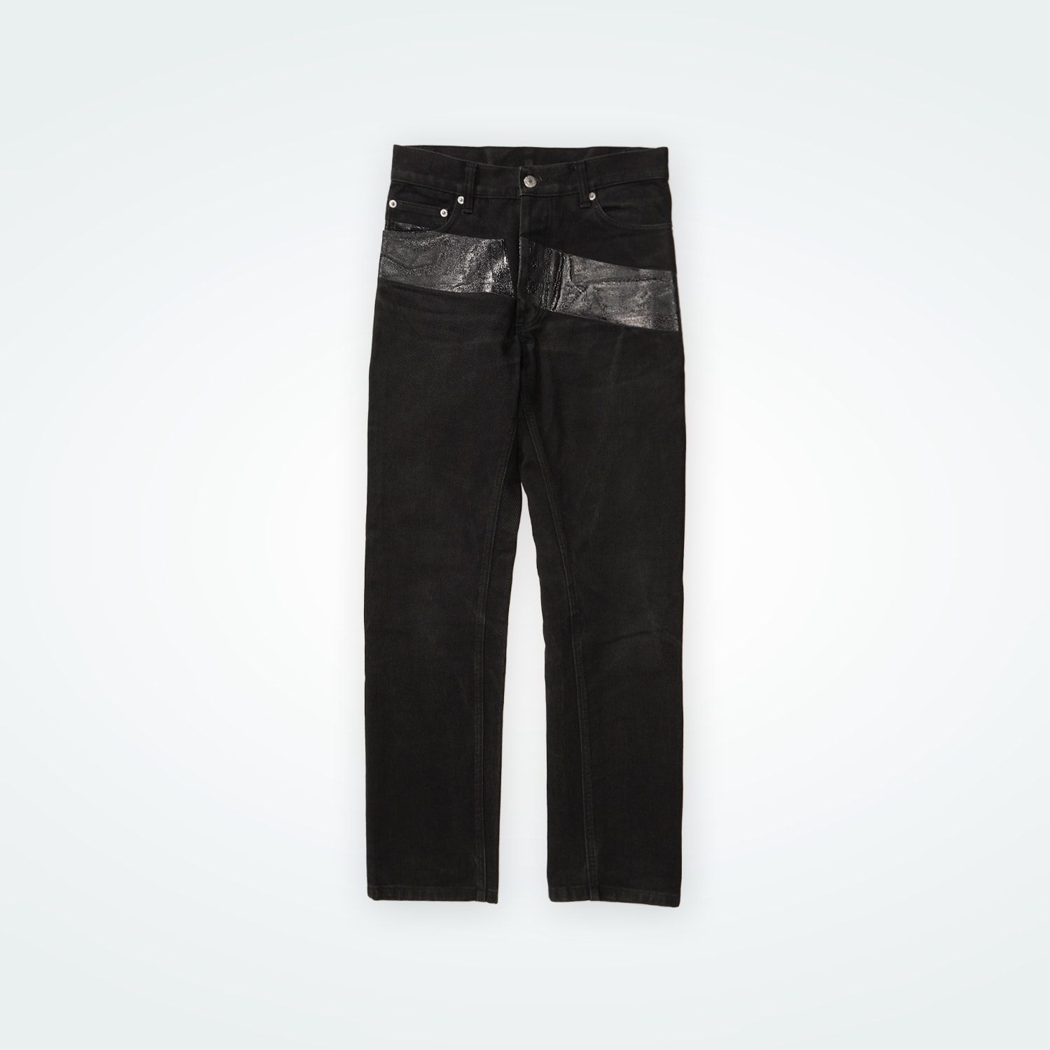 HELMUT LANG 1997 Rubber Stripe Denim 