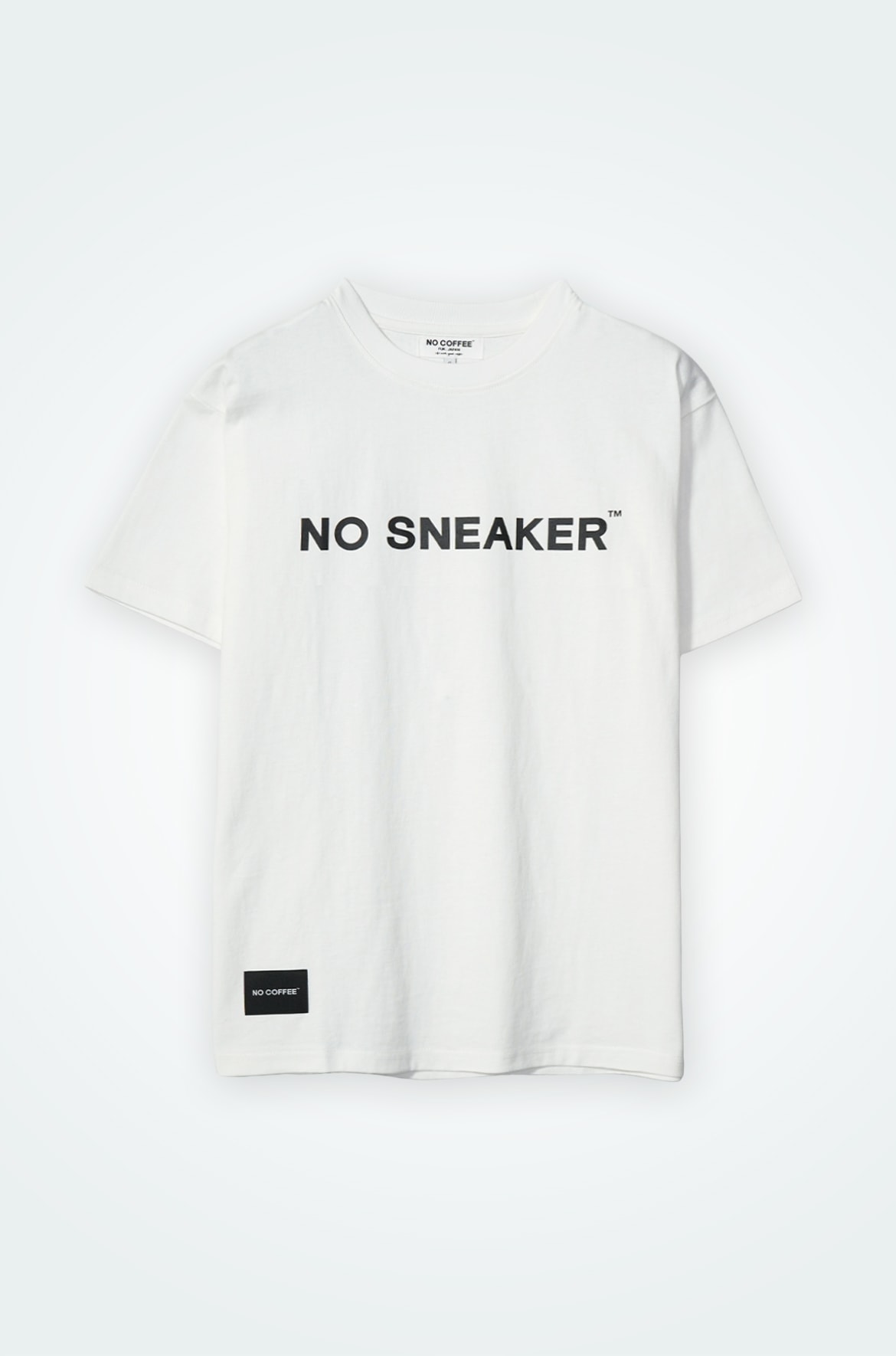 ノーコーヒー \ ノースニーカー Tシャツ "ホワイト"