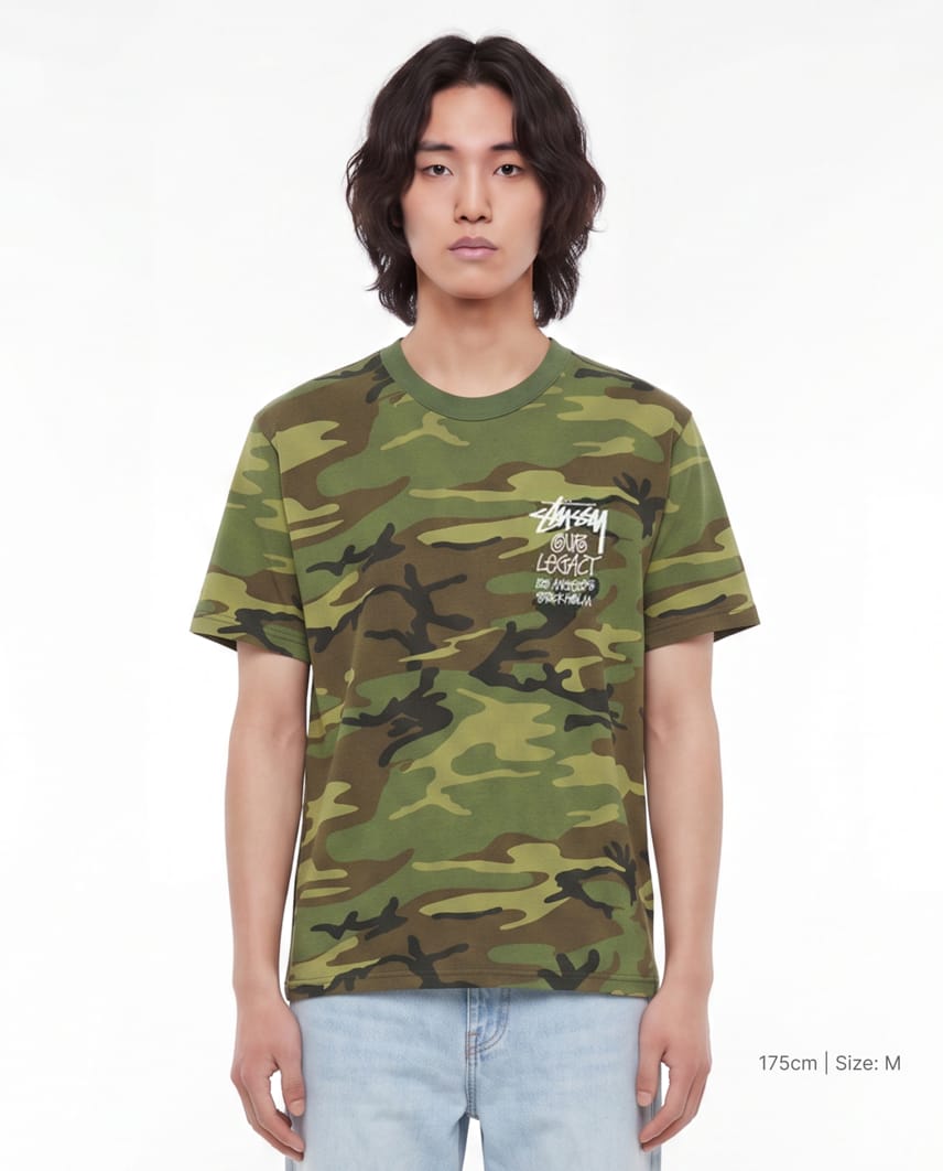 Stussy x Our Legacy Work Shop Surfman Tee Pigment Dyed Stussy x Our Legacy Work Shop Surfman Tee Pigment Dyed