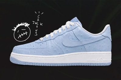 最新リーク|Travis Scott × Nike Air Force 1 Low 07 "Ice Blue"|抽選/販売/定価情報