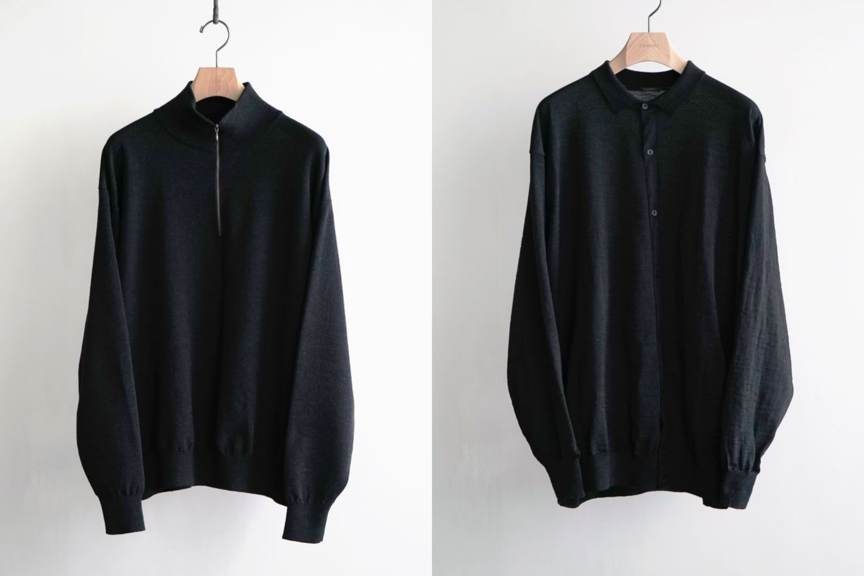 COMOLIの26AW 5thデリバリーアイテムが9/11より発売！ウール素材のジャケットやニット、パンツなどがラインナップ