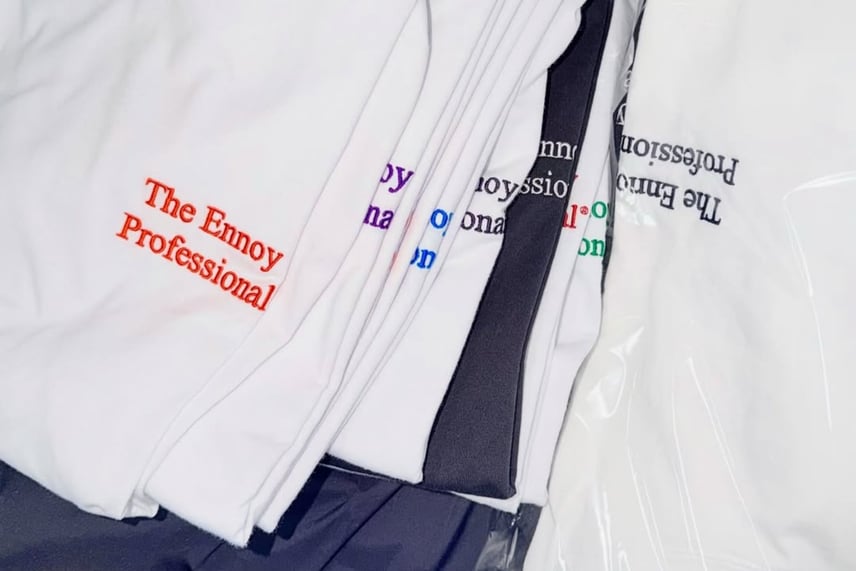 ENNOYの新作Tシャツ全8カラーが6/27より抽選開始!