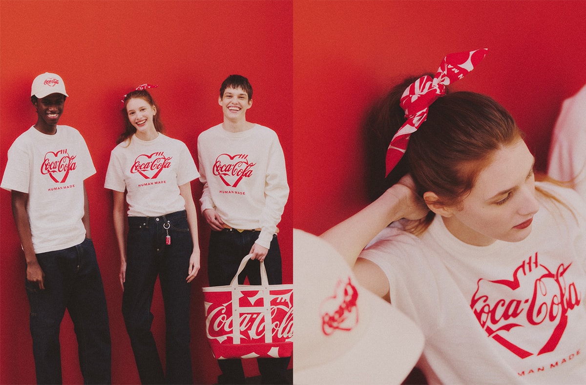 HUMAN MADE × Coca-Cola collectionが登場!両者のアイコニックなグラフィックが融合したアイテム全7型が4/4より発売