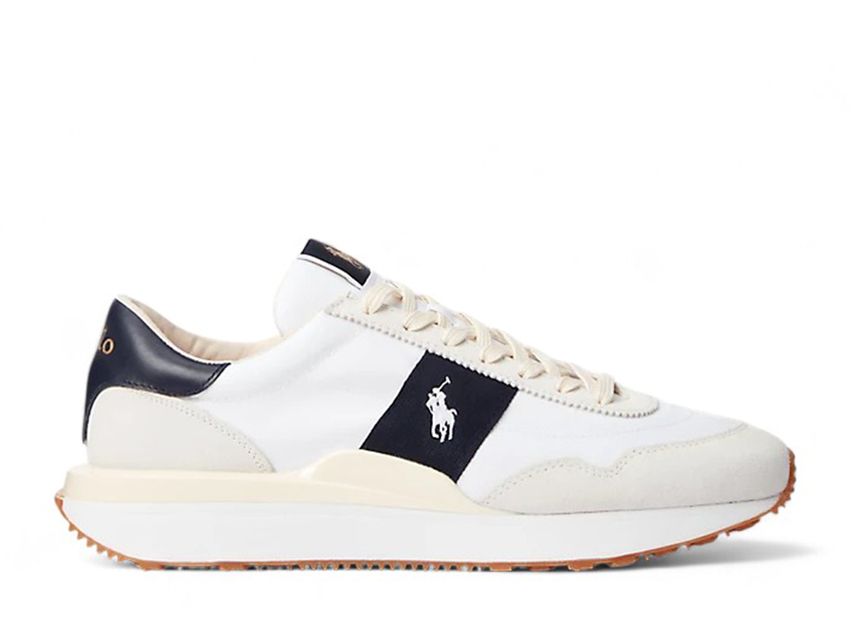 503165 Polo Ralph Lauren Train 89 Suede and Oxford Sneaker