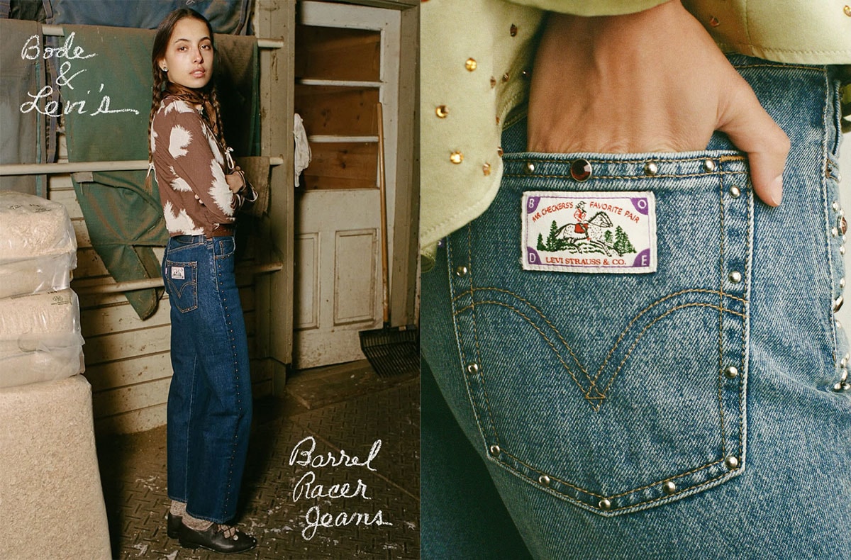 BodeとLevi's®が初コラボ!スタッズと宝石を散りばめたジーンズが4/3より日本先行発売