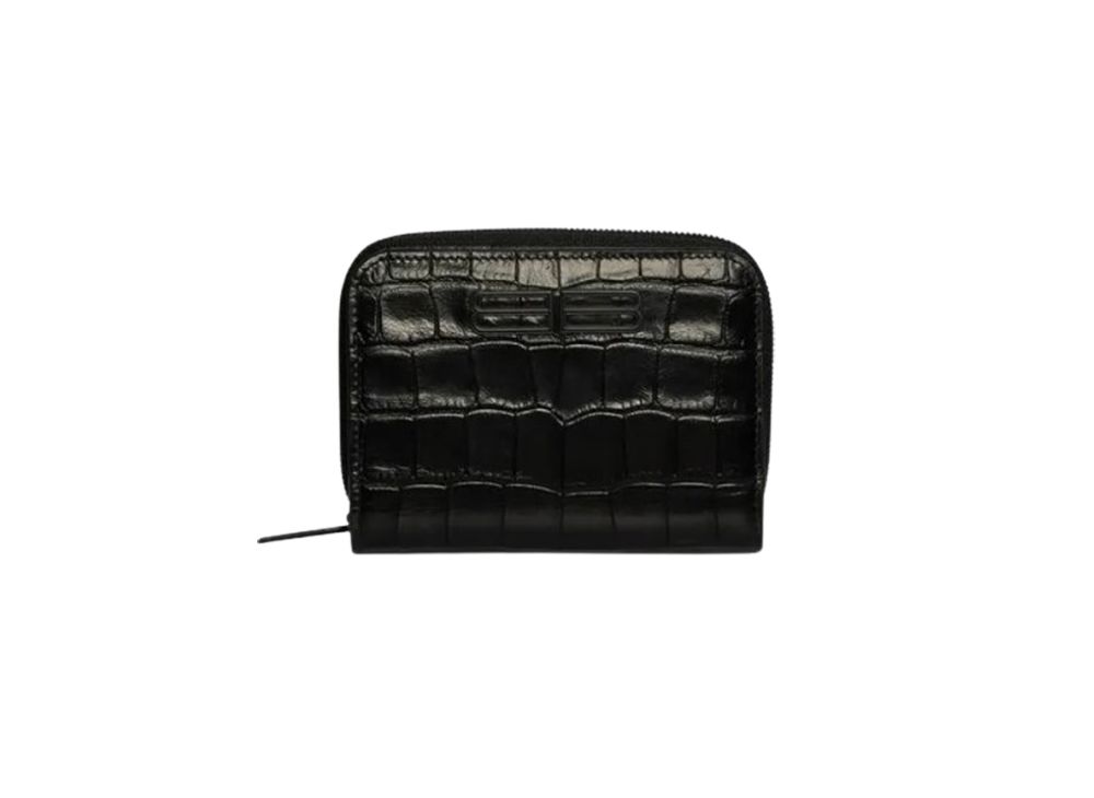 BALENCIAGA 二つ折り財布　クロコダイル型押しカーフスキン BALENCIAGA 2つ折り財布クロコダイル型押しカーフスキン