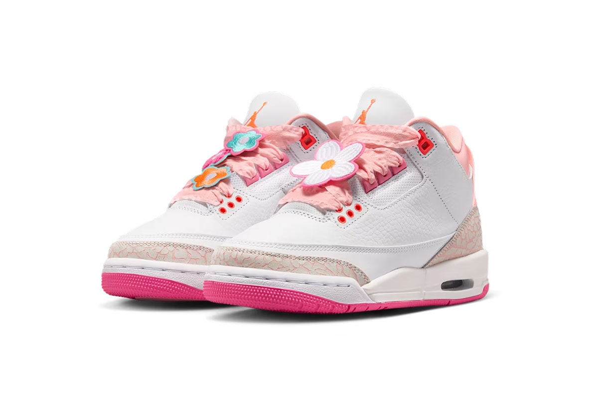 5/5発売|Nike GS Air Jordan 3 Retro "Spring Flowers"|抽選/販売/定価情報