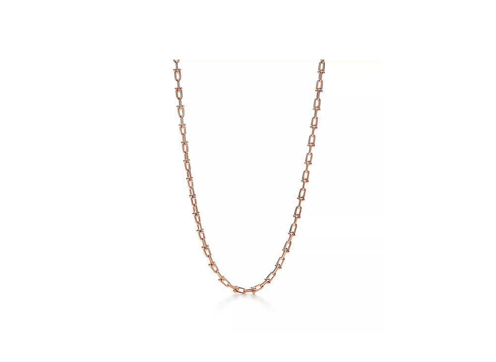 ティファニー ミディアム スクリュー チェーン ネックレス 46cm RP80