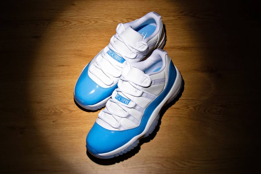 4/18発売|Nike Air Jordan 11 Retro Low "White and University Blue"|抽選/販売/定価情報